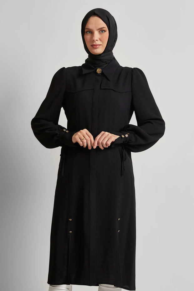 Tunique Longue à Nouer Aspect Lin Femme Voilée - Style Bohème Chic | Anika