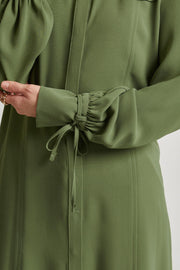 Tunique Longue à Nouer Aspect Lin Femme Voilée - Style Bohème Chic | Anika