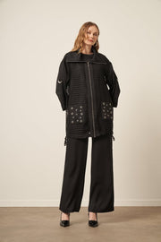 Combinaison Maille Femme Chic FTZ | Tunique & Pantalon Confort