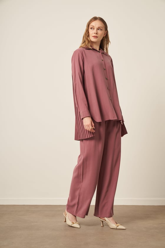 Combinaison Cupra Femme Rose FTZ | Tunique-Pantalon Douceur & Élégance Anika