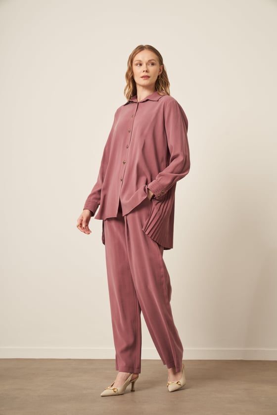 Combinaison Cupra Femme Rose FTZ | Tunique-Pantalon Douceur & Élégance Anika