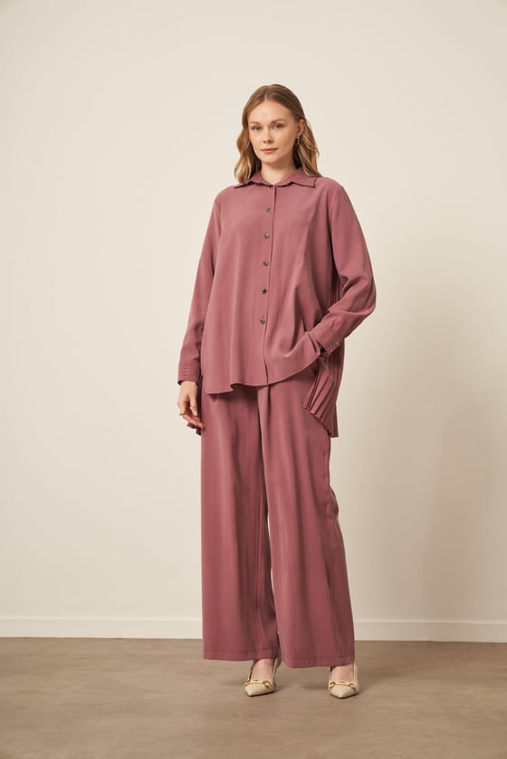 Combinaison Cupra Femme Rose FTZ | Tunique-Pantalon Douceur & Élégance Anika