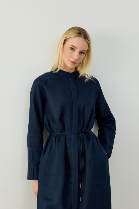 Tunique Longue Gloria 100% Lin - Élégance Naturelle & Bohème Chic | Anika