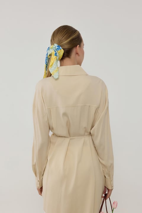 Chemise Longue Tera Lyocell & Viscose - Élégance Naturelle & Minimaliste | Anika