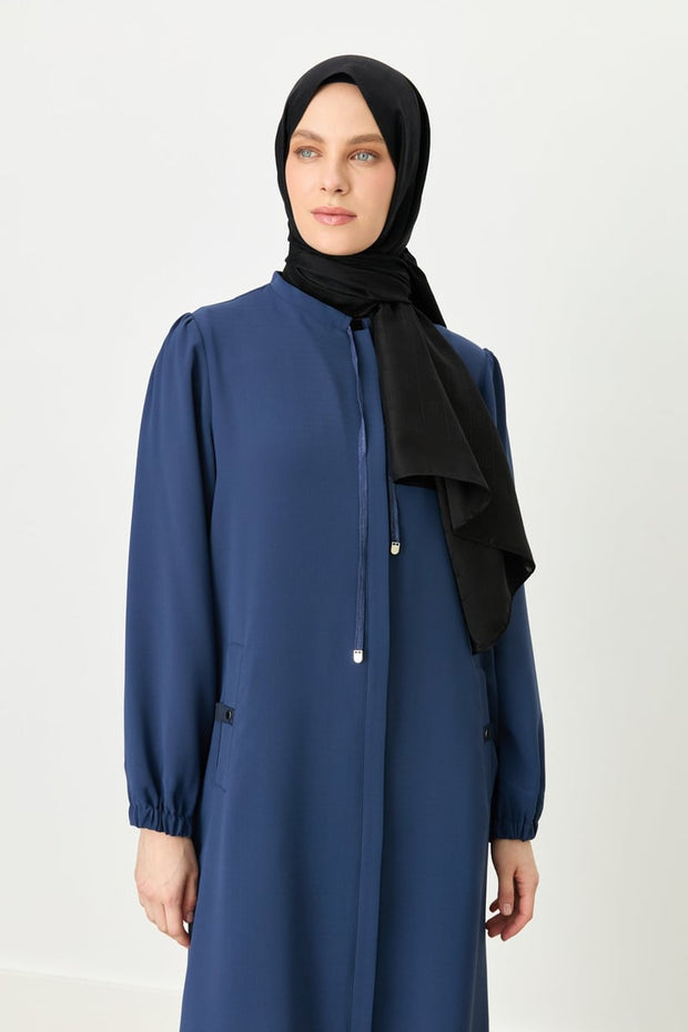 Abaya Dentelle Nihan Femme Voilée - Élégance Détaillée & Confort | Anika