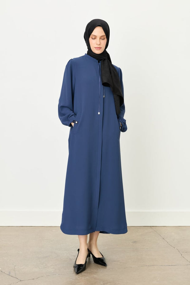 Abaya Dentelle Nihan Femme Voilée - Élégance Détaillée & Confort | Anika