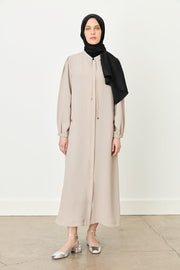 Abaya Dentelle Nihan Femme Voilée - Élégance Détaillée & Confort | Anika