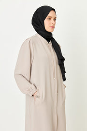 Abaya Dentelle Nihan Femme Voilée - Élégance Détaillée & Confort | Anika